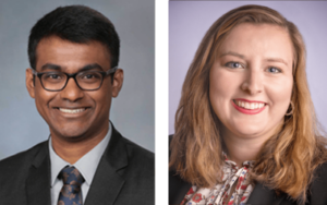 Shreyas Venkataraman, MD (left) and Lauren East, MD (right)